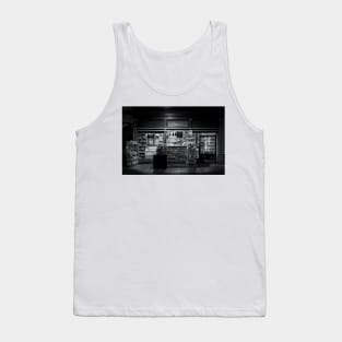 Snack Shop B+W Tank Top